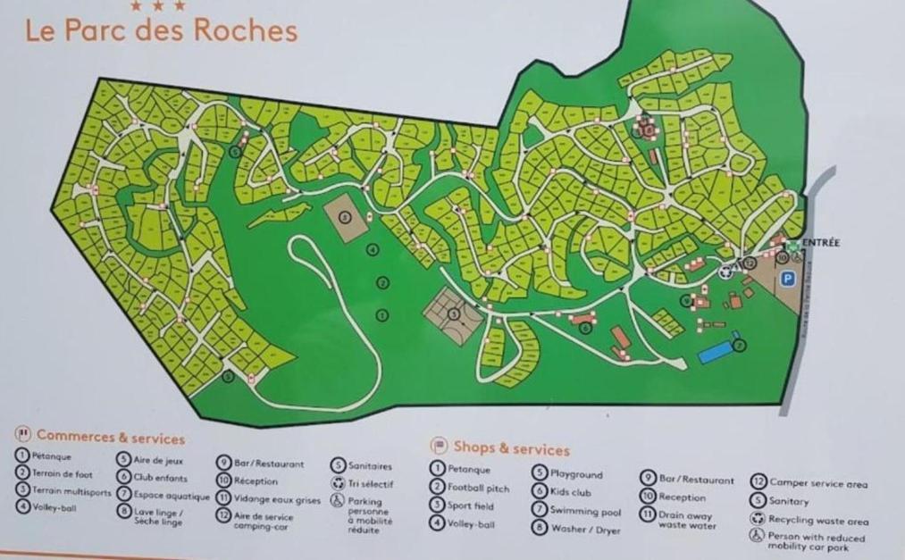 Location Mobil-Home Le Parc Des Roches Saint-Cheron ภายนอก รูปภาพ